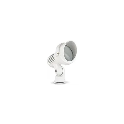 Corp de iluminat plante Terra Mic, 1 bec, dulie GU10, D:100 mm, H:160 mm, Alb