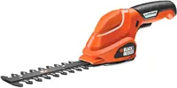 Foarfece fără fir pentru iarbă și arbuști Black & Decker - GSL300, 3.6 V, 150 mm, cu baterie și încărcător