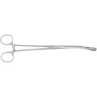 Pensa Port-Tampon Foerster, curba, 25 cm, Otel Inoxidabil