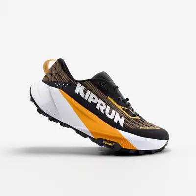 Încălțăminte de alergare trail Kiprun Kipsummit Max portocaliu negru, bărbați