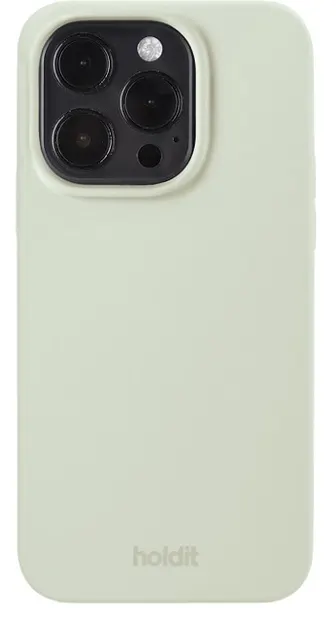 Husă Holdit - Silicone, iPhone 14 Pro, verde