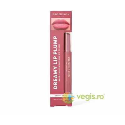 Gloss Hranitor cu Efect Volumizant Dreamy Lip Plump, Nuanta Dreamy Mauve 1.5g