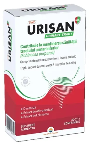 Urisan Tract urinar, 30 tablete, Sun Wave Pharma