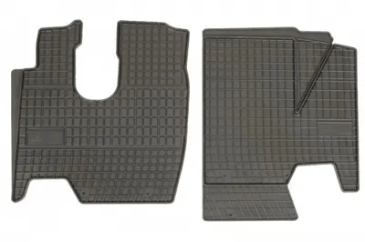 Covor podea FROGUM cauciuc, 2 buc. BASIC, culoare neagra, potrivit MERCEDES ATEGO 2 10.04-, Camion