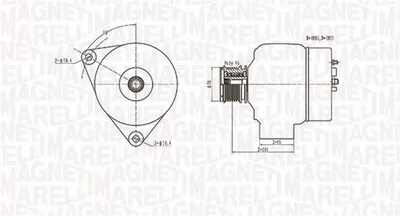 Alternator (14v, 90a) Mercedes Unimog, C T-Model (s202), E T-Model (s210), E (w210), G (w461), G (w463), Sprinter 2-T (901, 902), Sprinter 3-T (903), Sprinter 4-T (904), Vario 2.0-3.0d Dupa 1995
