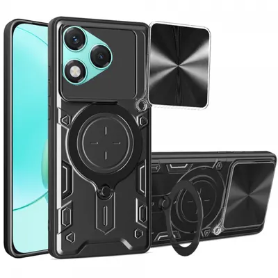 Husa pentru Honor 400 Lite, Techsuit, CamGuard Pro, Neagra