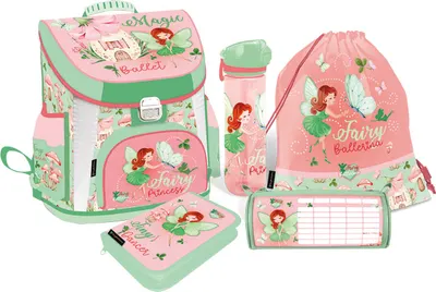 Set școlar Lizzy Card Fairy Ballerina - 5 în 1