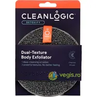Burete Exfoliant pentru Piele Sensibila cu Doua Texturi Detoxify 1buc