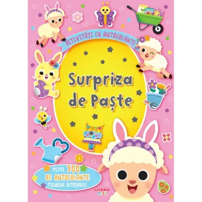 Activitati cu autocolante, Litera, Surpriza de Paste