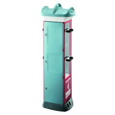 Qmc63c - Fire-Prevention Pre-Arranged For Housing Lance and Hose - Light Blue