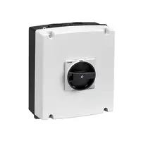 IEC/EN TYPE IP65 Cutie ne metalica cu intrerupator rotativ, tetrapolar. WITH ROTATING BLACK HANDLE, 100A