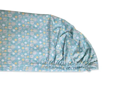 Cearceaf cu elastic 140x70 cm Bubble Blue