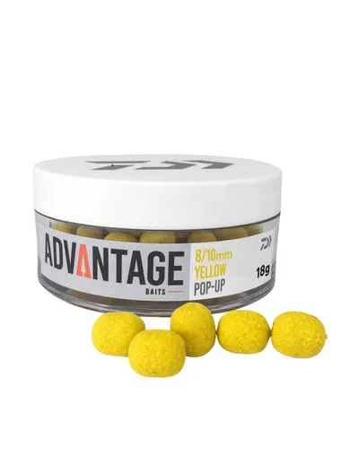 Boilies Pop-Up Daiwa Advantage Yellow 8/10mm 18g