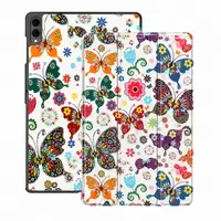 Husa pentru Samsung Galaxy Tab S12 Ultra / Tab S11 Ultra, Techsuit, FoldPro Butterfly, Multicolor