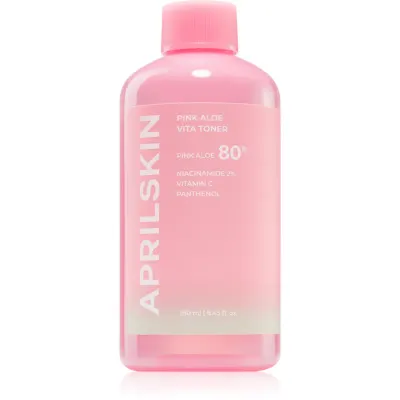 APRILSKIN Pink Aloe Vita Toner tonic hidratant pentru fortificarea barierei cutanate 250 ml