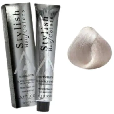 Vopsea de par profesionala Nr.10.1 Blond Platinat Cenușiu Atricos Stylish, 100 ml
