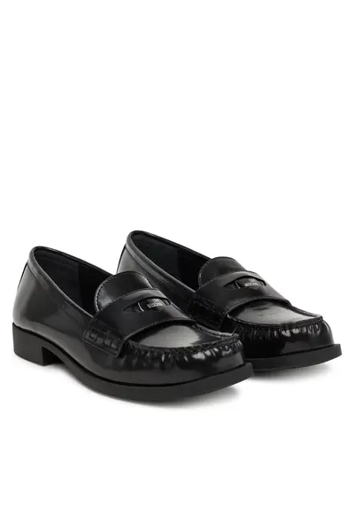 Mocasini dama piele naturala - Negru