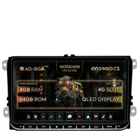 Navigatie Volkswagen, Skoda, Seat, Android 13, A-Octacore 4GB RAM + 64GB ROM, 9 Inch - AD-BGAW9AC