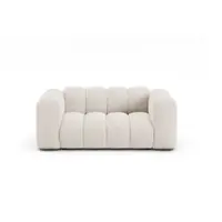 Canapea crem cu tapițerie din chenille 170 cm Lupine – Micadoni