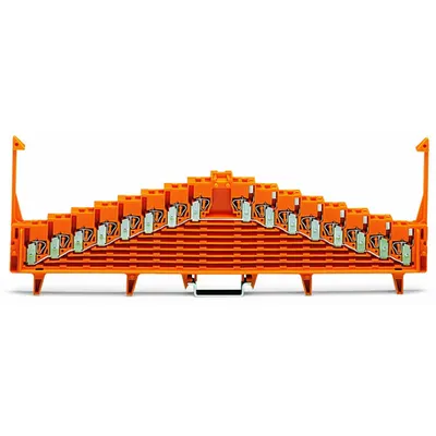 8-level same potential terminal block; for 35 x 15 mounting rail; 1,50 mm²; light gray