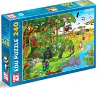 Puzzle pentru copii Animale salbatice / Wild Animals, 240 piese