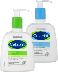 Cetaphil Set - Emulsie de curățare și loțiune pentru față și corp, 2 х 236 ml
