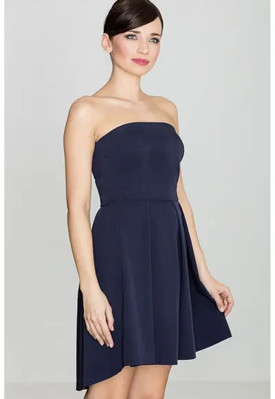 Rochie de zi model 114634 - Bleumarin