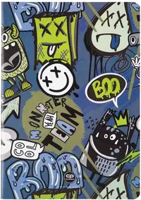 Caiet Cool Pack Monster Team - A5, 32 de coli, pătrățele mici