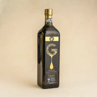 Ulei de masline extravirgin 0.3% aciditate, nefiltrat 1 L - presat la rece RECOLTA NOUA