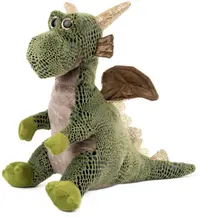 Jucărie de pluș Amek Toys - Dragon, verde, 22 cm