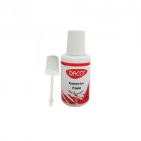 Fluid corector, pe baza de solvent, cu burete, 20ml, Daco