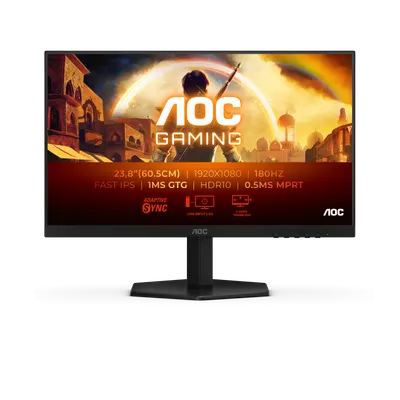 Monitor Gaming AOC 24G42E, 24", 1920 x 1080 pixeli, Black, 3 ani Garantie