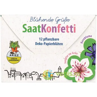 Confetti cu Seminte de Flori Decorative Bio 12buc