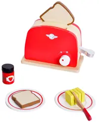Jucarie din lemn Classic World - Toster Retro