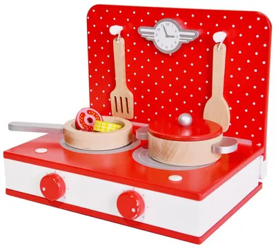 Set de joaca din lemn Classic World - Plite si gratar
