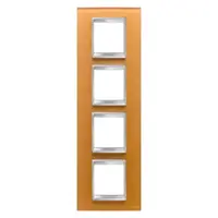 Placa ornament CProiector HORUS LUX international - IN GLASS - 2+2+2+2 modul VERTICAL - OCHRE - CProiector HORUS