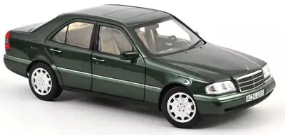 Model de colecționar NOREV Modern: Mașini - Mercedes-Benz C-Class, Malachit Green, 1993