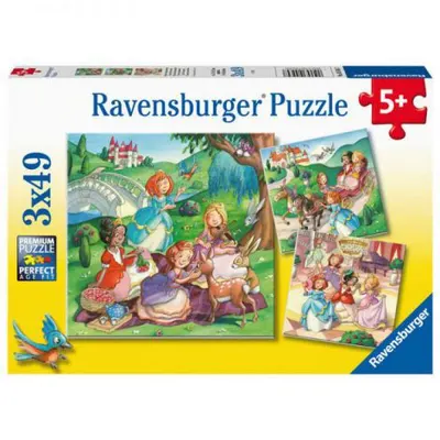 Puzzle Micile Printese, 3x49 Piese