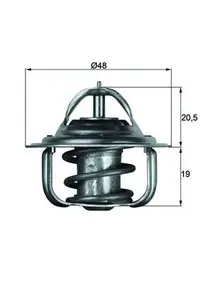 Termostat Lichid Racire (88 C) Potrivit Chevrolet Aveo Kalos, Lacetti; Ford Capri Iii, Corsair, Escort Ii, Escort Iii, Escort Iii Express, Escort Iv, Escort Iv Express, Escort V 1.1-2.3 10.65-