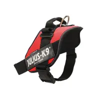 Ham ergonomic K9 Power, rosu, impermeabil, reflectorizant, 28-40 kg, 71-96 cm