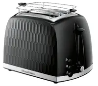 Prajitor de paine Russell Hobbs - Honeycomb 2S, 850W, 4 viteze, negru