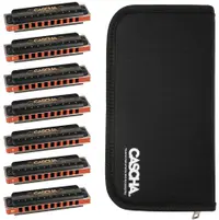 Set muzicuță Cascha - Pro HH 2224, negru/roșu