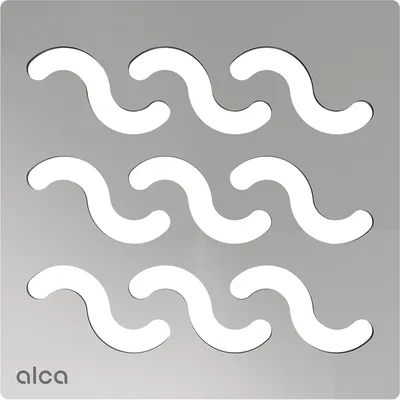 Gratar sifon pardoseala din otel inoxidabil 102x102 mm Alcadrain MPV002