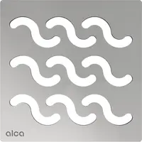 Gratar sifon pardoseala din otel inoxidabil 102x102 mm Alcadrain MPV002