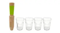 Set cadou 4 pahare si pistil pentru Mojito - Morry
