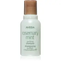 Aveda Rosemary Mint Purifying Shampoo curatarea profunda a scalpului pentru stralucire 50 ml