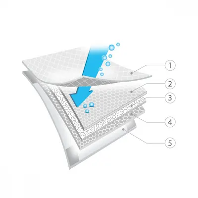 Set 22 aleze de unica folosinta Babyono 40x60 cm
