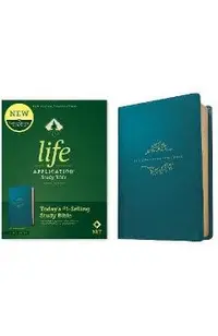 NLT Life Application Study Bible, Third Edition (Red Letter, Leatherlike, Teal Blue)
