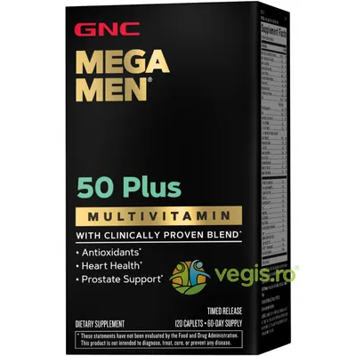 Complex de Multivitamine pentru Barbati Mega Men 50 Plus 120tb