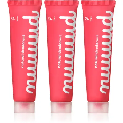 nuud Wholelottanuud Pack deodorant crema natural 3x40 ml